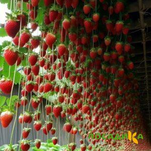 Клубника ампельная Анастасия купить по цене от 370р. в интернет-магазине «Посадика» с доставкой почтой в в Калачинске и по всей России – [изображение №1].